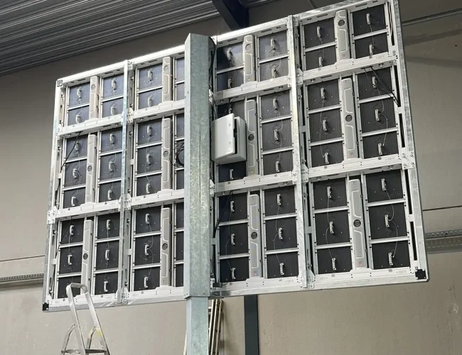 Ledscherm trailer 11m2